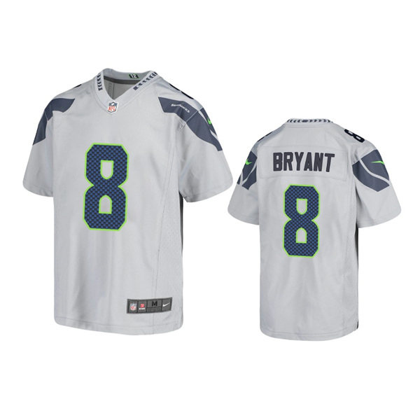 Youth Seattle Seahawks #8 Coby Bryant Nike Gray Alternate Limited Jersey