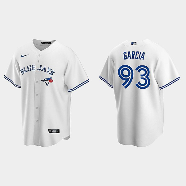 Mens Toronto Blue Jays #93 Yimi Garcia Nike White Home Cool Base Jersey