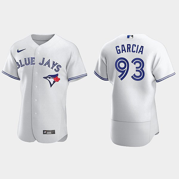 Mens Toronto Blue Jays #93 Yimi Garcia Nike Home White FlexBase Player Jersey