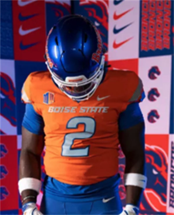 Mens Boise State Broncos #2 Ashton Jeanty Nike 2024 Orange College Football Game Jersey