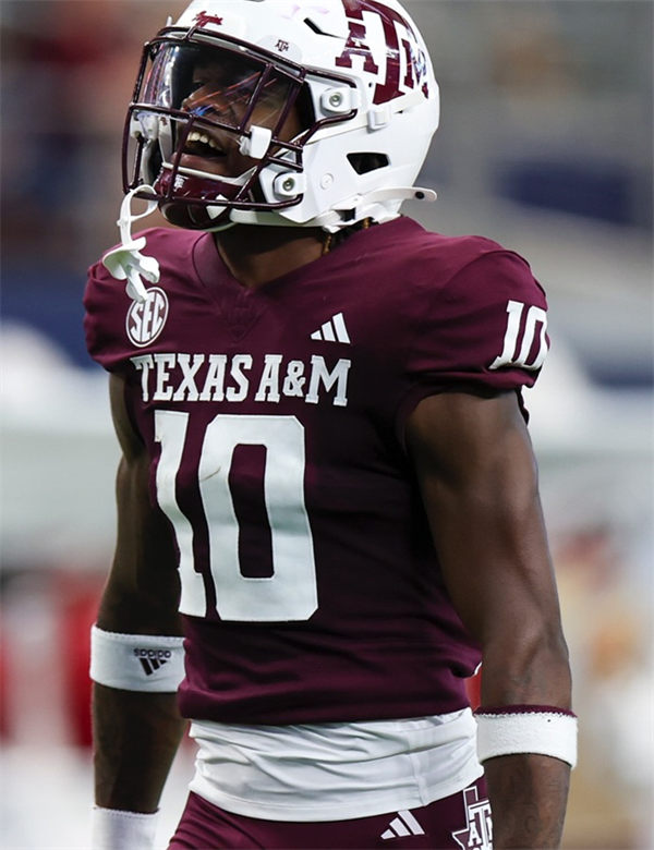 Mens Youth Texas A&M Aggies #10 Marcel Reed 2024 Maroon College Football Game Jersey