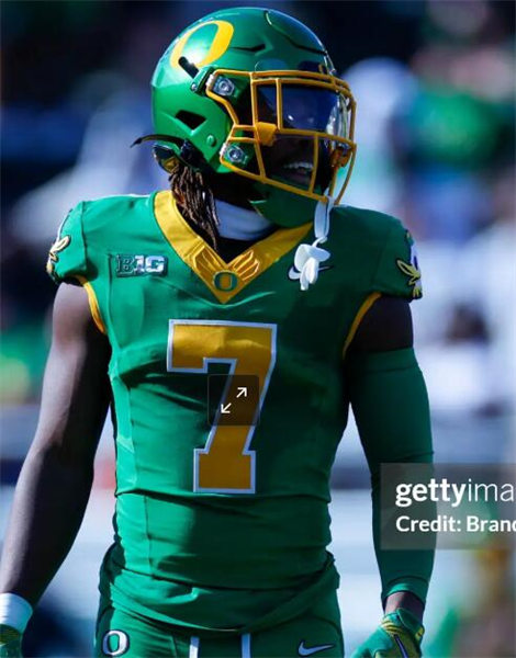 Mens Oregon Ducks #7 Jabbar Muhammad F.U.S.E. Limmited 2024 GANG GREEN Retro Football Game Jersey