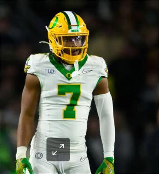 Mens Oregon Ducks #7 Jabbar Muhammad F.U.S.E.Limmited 2024 White MIGHTY OREGON Football Game Jersey