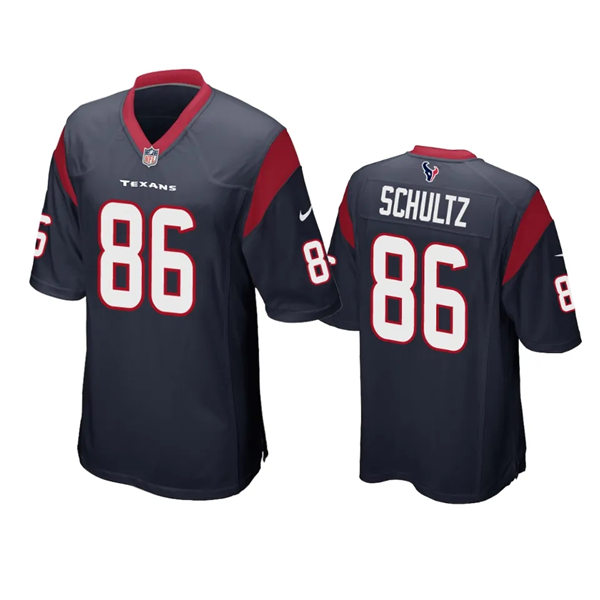 Men's Houston Texans #86 Dalton Schultz Nike Navy Vapor Limited Player Jersey