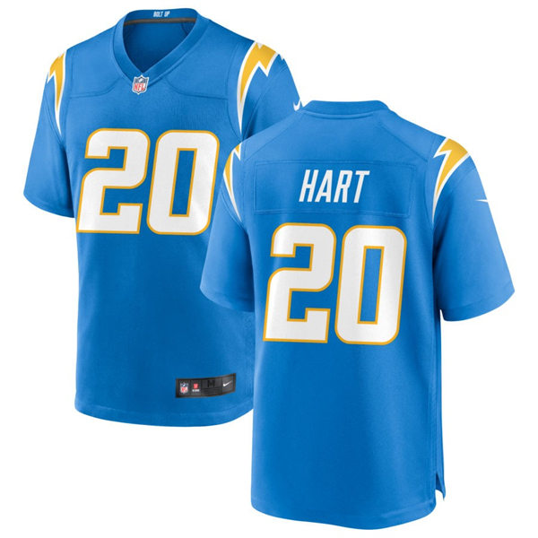 Men's Los Angeles Chargers #20 Cam Hart Nike Powder Blue Vapor Limited Player Jersey