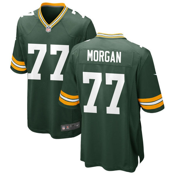 Youth Green Bay Packers #77 Jordan Morgan Nike Green Vapor Limited Player Jersey