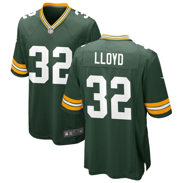 Mens Green Bay Packers #32 MarShawn Lloyd Nike Green Vapor Limited Player Jersey