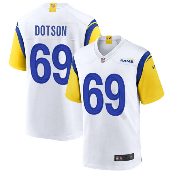Youth Los Angeles Rams #69 Kevin Dotson Nike White Alternate Limited Jersey