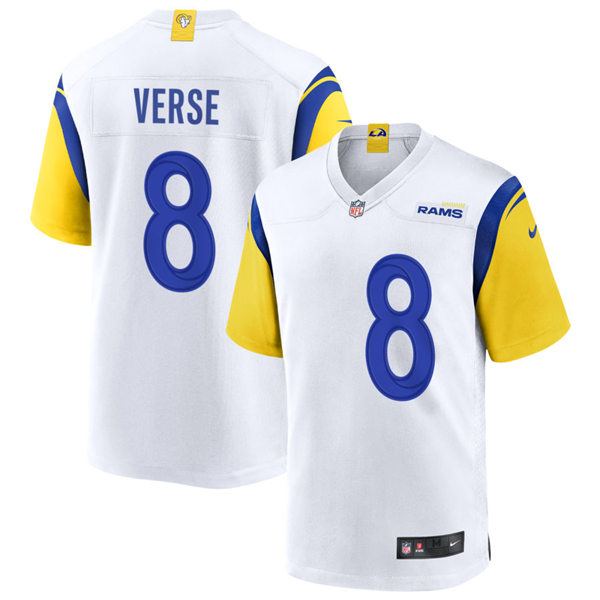 Youth Los Angeles Rams #8 Jared Verse Nike White Alternate Limited Jersey 