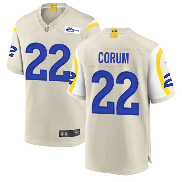 Youth Los Angeles Rams #22 Blake Corum Nike Bone Limited Jersey