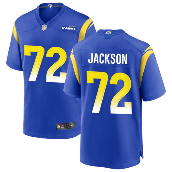Youth Los Angeles Rams 72 Jonah Jackson Nike Royal Limited Jersey