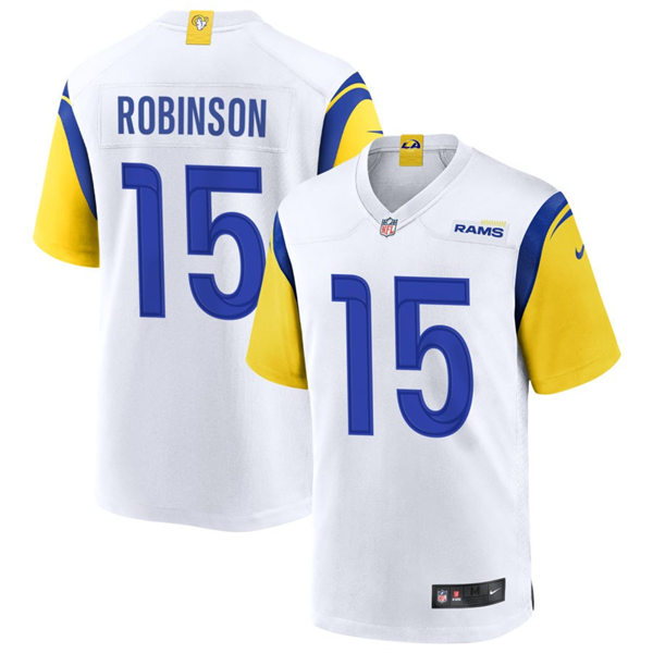 Mens Los Angeles Rams #15 Demarcus Robinson Nike White Alternate Vapor Limited Jersey