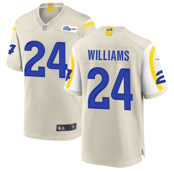 Mens Los Angeles Rams #24 Darious Williams  Nike Bone Vapor Untouchable Limited Jersey