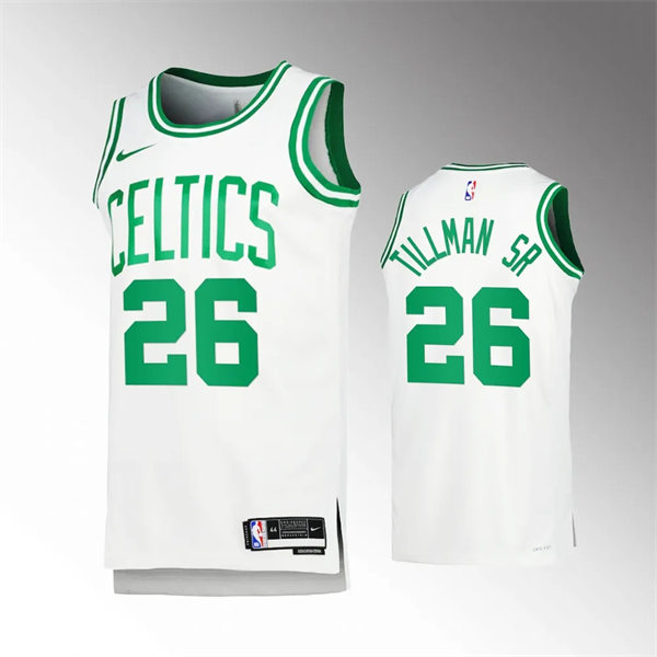 Mens Boston Celtics #26 Xavier Tillman Sr Association Edition White Swingman Jersey