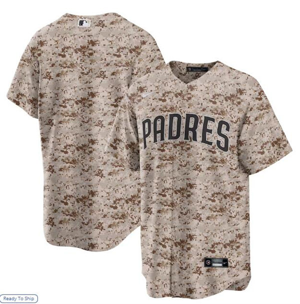 Mens San Diego Padres Blank Nike USMC Alternate Camo Limited Team Jersey