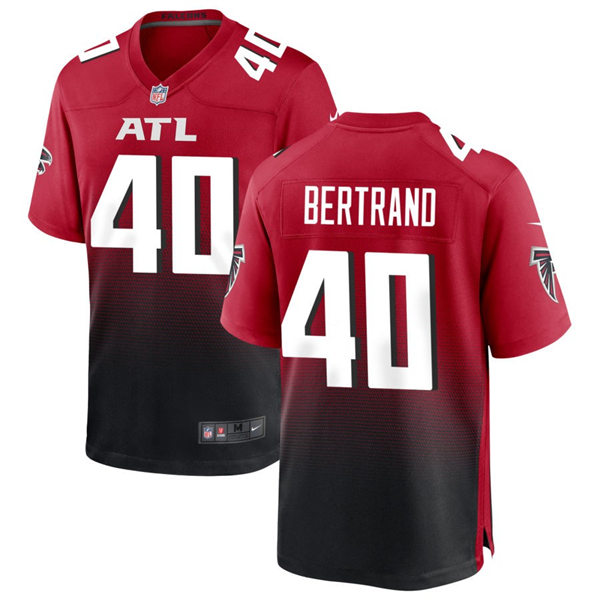 Men's Atlanta Falcons #40 JD Bertrand Nike Red 2nd Alternate Vapor Limited Jersey