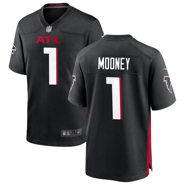 Men's Atlanta Falcons #1 Darnell Mooney Nike Black Vapor Limited Jersey (3)