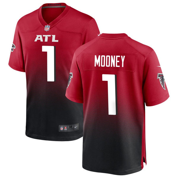 Men's Atlanta Falcons #1 Darnell Mooney Nike Red 2nd Alternate Vapor Limited Jersey
