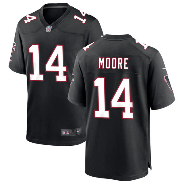 Men's Atlanta Falcons #14 Rondale Moore Nike Black Throwback Limited Jersey  (2)