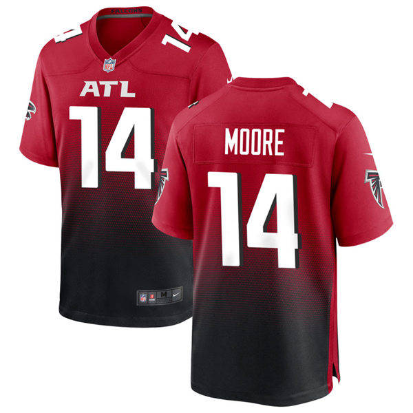 Men's Atlanta Falcons #14 Rondale Moore Nike Red 2nd Alternate Vapor Limited Jersey