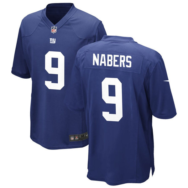 Men's New York Giants #9 Malik Nabers Nike Royal Team Color Vapor Untouchable Limited Jersey