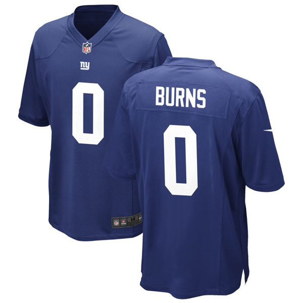 Men's New York Giants #0 Brian Burns Nike Royal Team Color Vapor Untouchable Limited Jersey