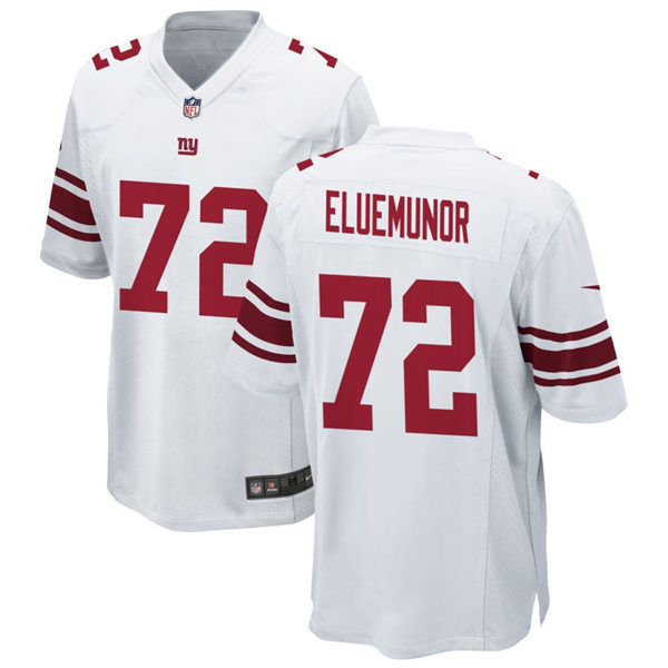 Men's New York Giants #72 Jermaine Eluemunor Nike White Vapor Untouchable Limited Jersey