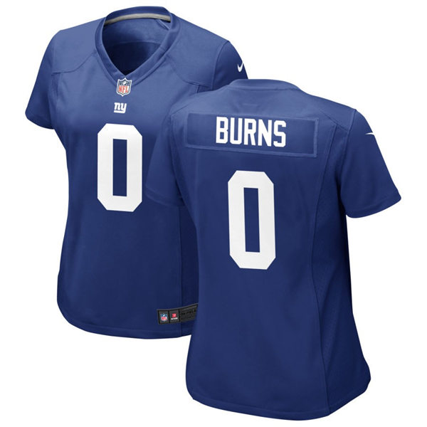 Women's New York Giants #0 Brian Burns  Nike Royal Limited Jersey