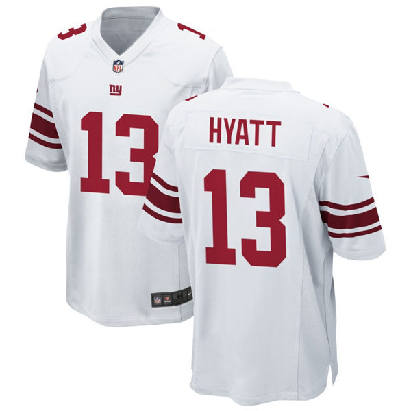 Youth New York Giants #13 Jalin Hyatt Nike White Limited Jersey