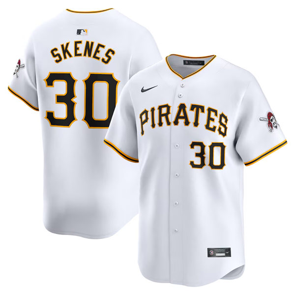 Mens Pittsburgh Pirates #30 Paul Skenes Nike White Home Limited Player Jersey