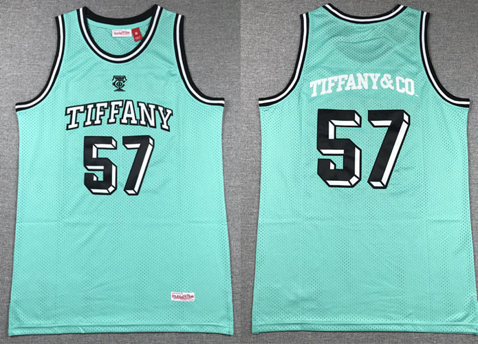 Mens #57 Tiffany x Mitchell & Ness Basketball Jersey