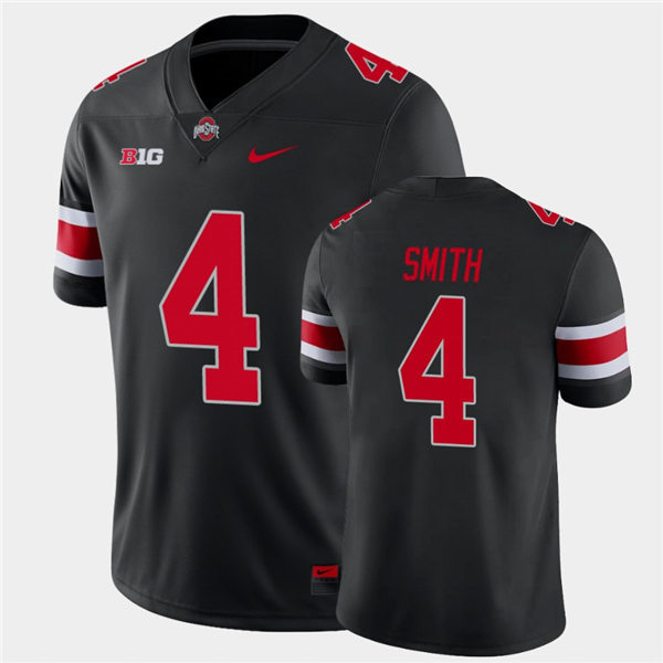Mens Ohio State Buckeyes #4 Jeremiah Smith Nike F.U.S.E. Limited Blackout College Football Game Jersey 