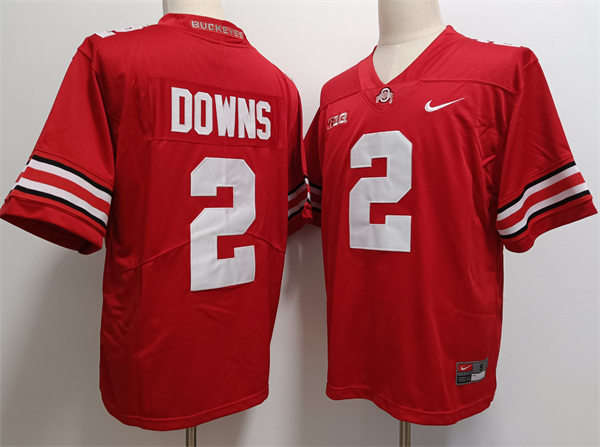 Mens Ohio State Buckeyes #2 Caleb Downs Nike F.U.S.E. Limited Scarlet College Football Game Jersey