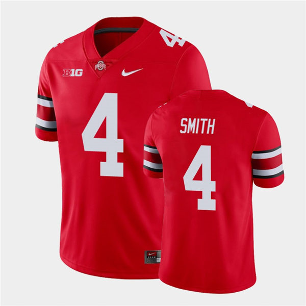 Mens Ohio State Buckeyes #4 Jeremiah Smith Nike F.U.S.E. Limited Scarlet College Football Game Jersey