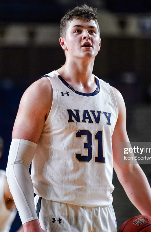 Mens Youth Navy Midshipmen Custom 2024 White Basketball Game Jersey