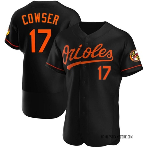 Mens Baltimore Orioles #17 Colton Cowser Nike Black Alternate Limited Jersey