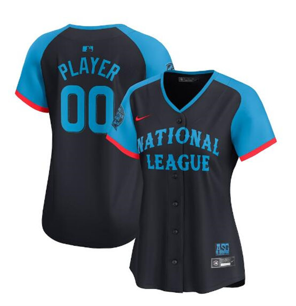 Womens American League Nike 2024 MLB All-Star Game Limited Custom Jersey - Cream