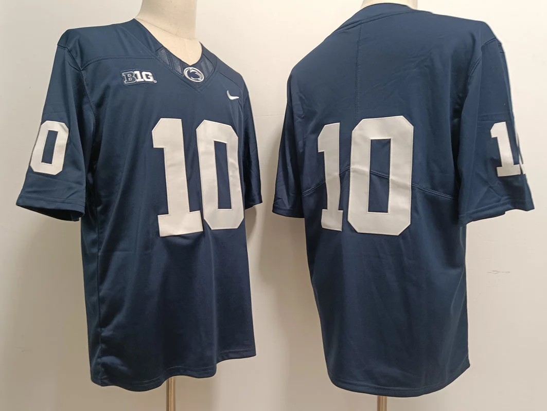 Penn State Nittany Lions #10 Dejuan Lane Nike Navy 2025 F.U.S.E. Limited College Game Football Jersey