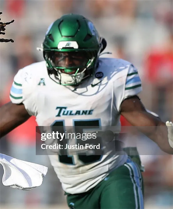 Tulane Green Wave #15 Sam Howard 2025 White Football Game Jersey