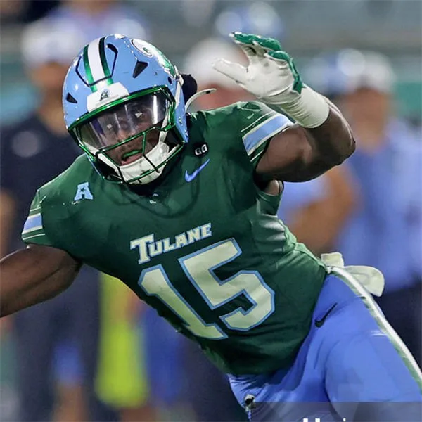 Tulane Green Wave #15 Sam Howard 2025 Green Football Game Jersey