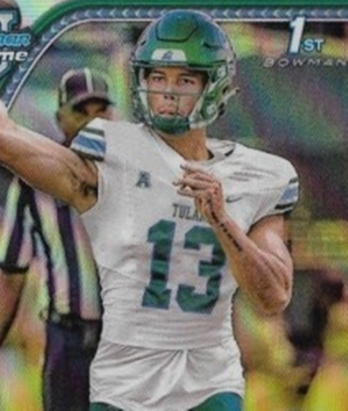 Tulane Green Wave #13 Ty Thompson 2025 White Football Game Jersey