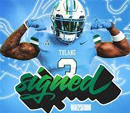 Tulane Green Wave #3 Kadin Semonza 2025 Blue Football Game Jersey