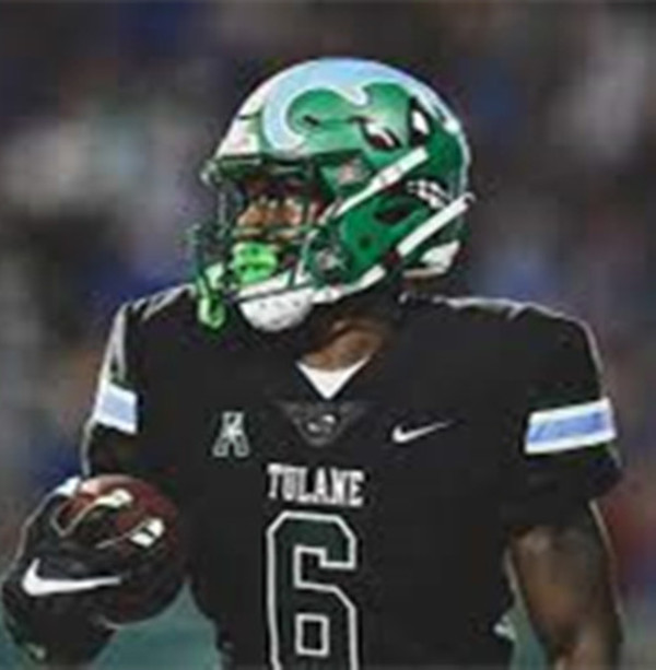 Tulane Green Wave #6 Brendan Sullivan 2025 Black Football Game Jersey