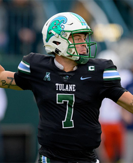 Tulane Green Wave #7 Shazz Preston 2025 Black Football Game Jersey