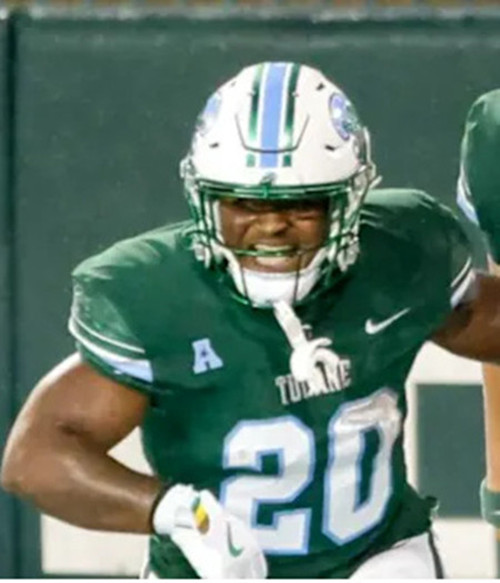 Tulane Green Wave #20 Arnold Barnes III 2025 Green Football Game Jersey