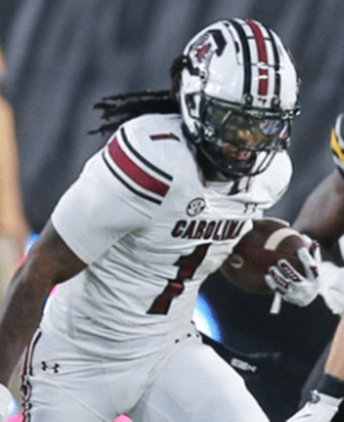 South Carolina Gamecocks #1 Rahsul Faison White Football Game Jersey