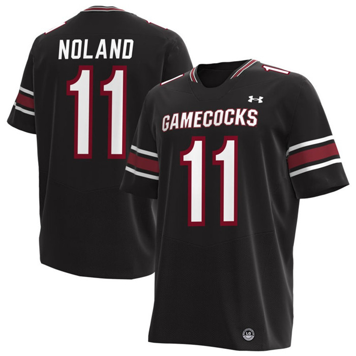 South Carolina Gamecocks #11 Air Noland Black Football Game Jersey
