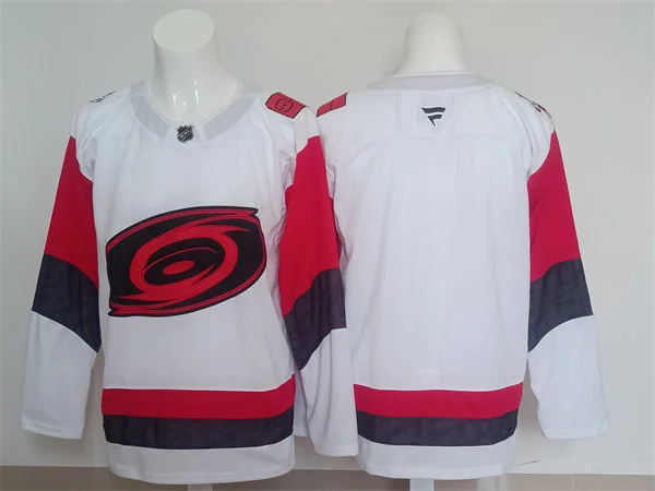 Men's Carolina Hurricanes Blank Fanatics 2025 White Away Team Jersey 