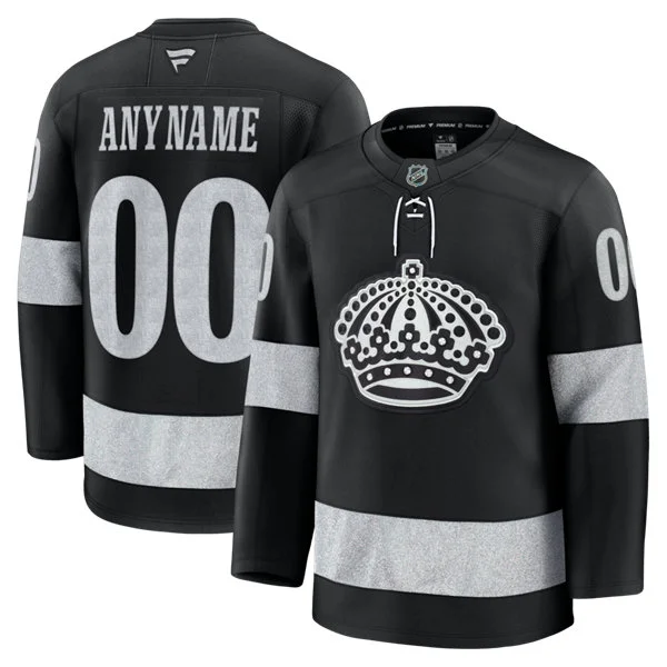 Los Angeles Kings Custom Black Alternate Premium Player Jersey
