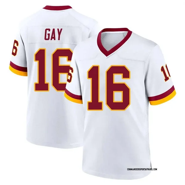 Mens Washington Commanders #16 Matt Gay White REDSKINS ERA Retro Nike Vapor F.U.S.E. Limited Jersey